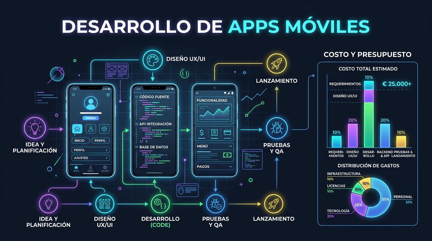 ¿Cuánto cuesta desarrollar una app móvil en México en 2026?