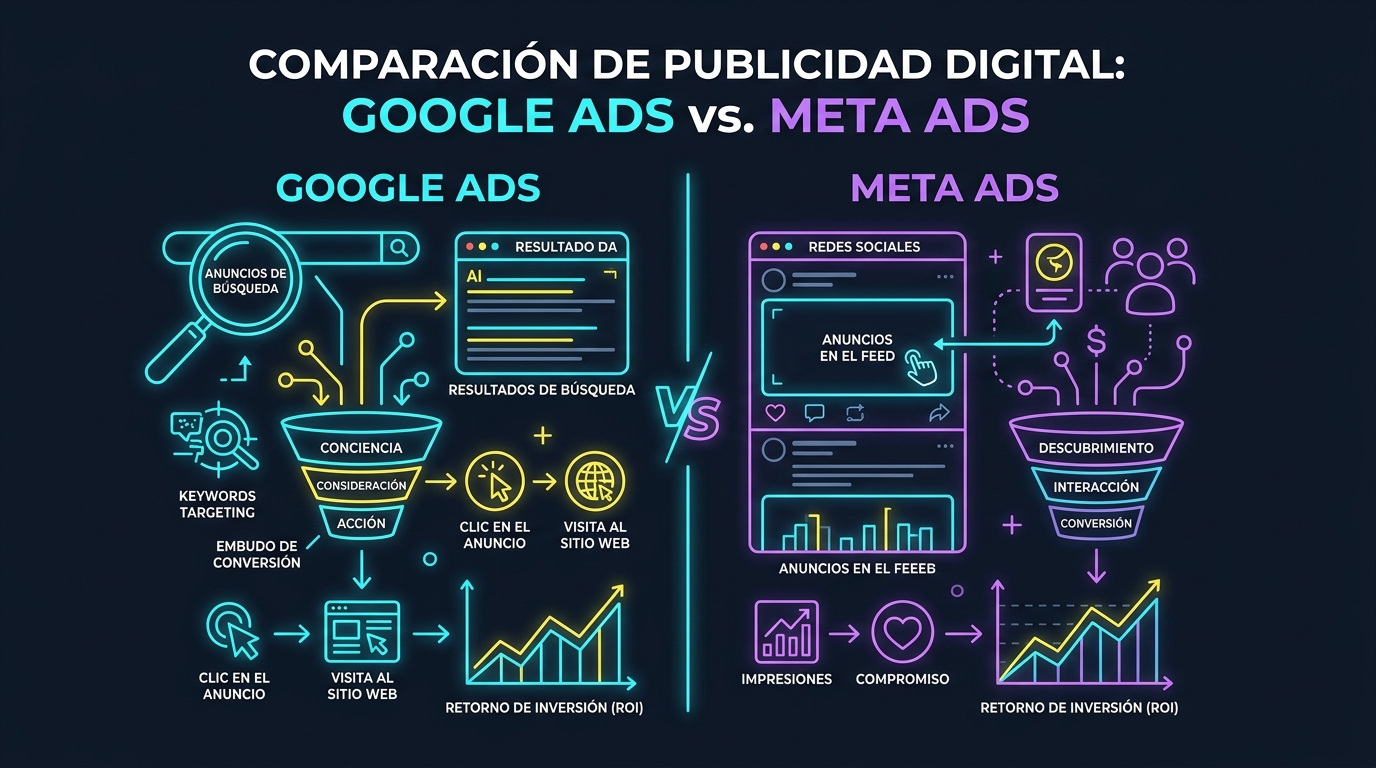 Google Ads vs. Meta Ads: ¿cuál funciona mejor para tu negocio?
